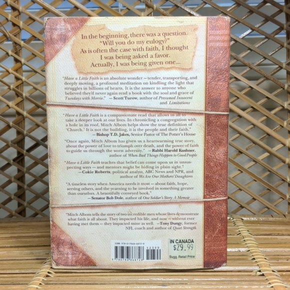 Hardcover Mitch Albom - Have a Little Faith Book - Picture 4 of 9